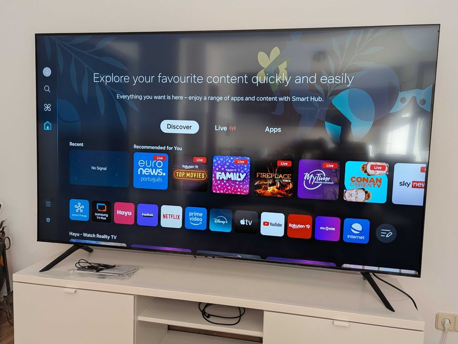 TV SAMSUNG 75" 4K Ultra HD Smart TV – Como nova + Fatura