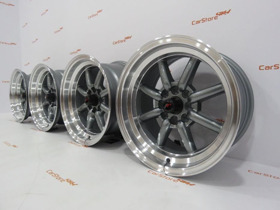 Jantes Japan Racing JR19 15x8 ET0 4x100/108 Gunmetal