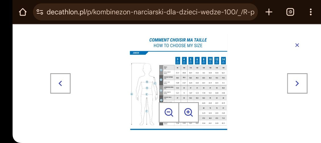 Nowy kombinezon narciarski decathlon