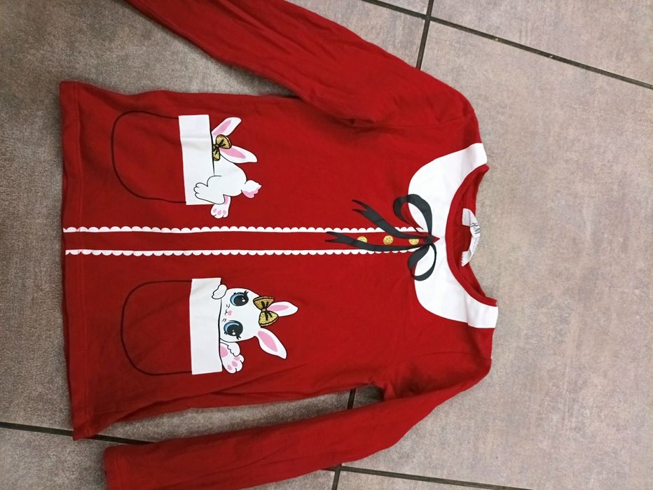 Bluzka h&m 110/116 świąteczna