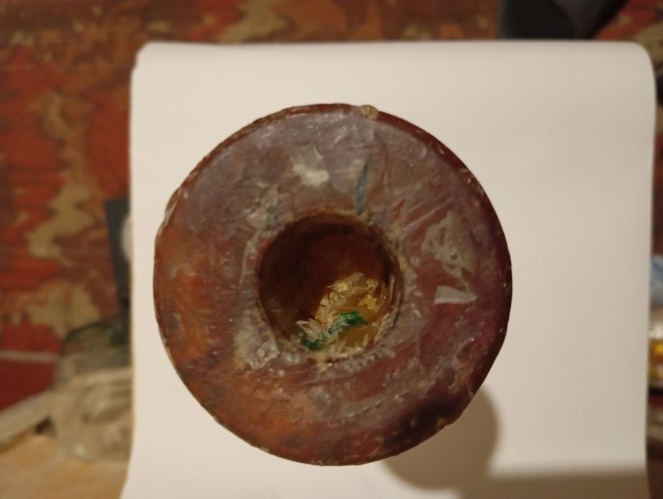 Деревянный подсвечник