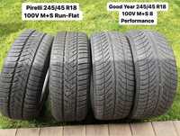 Шини Pirelli 2шт , Good Year 2 шт, r18 245/45 winter