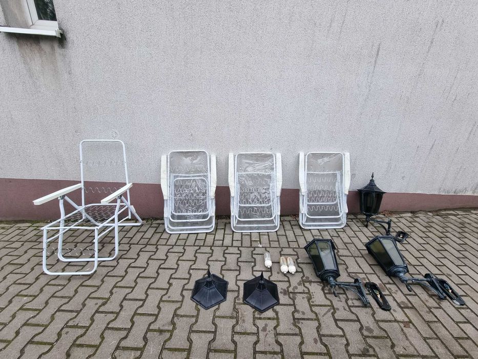 Krzesła ogrodowe Nowe po 30zł okazja