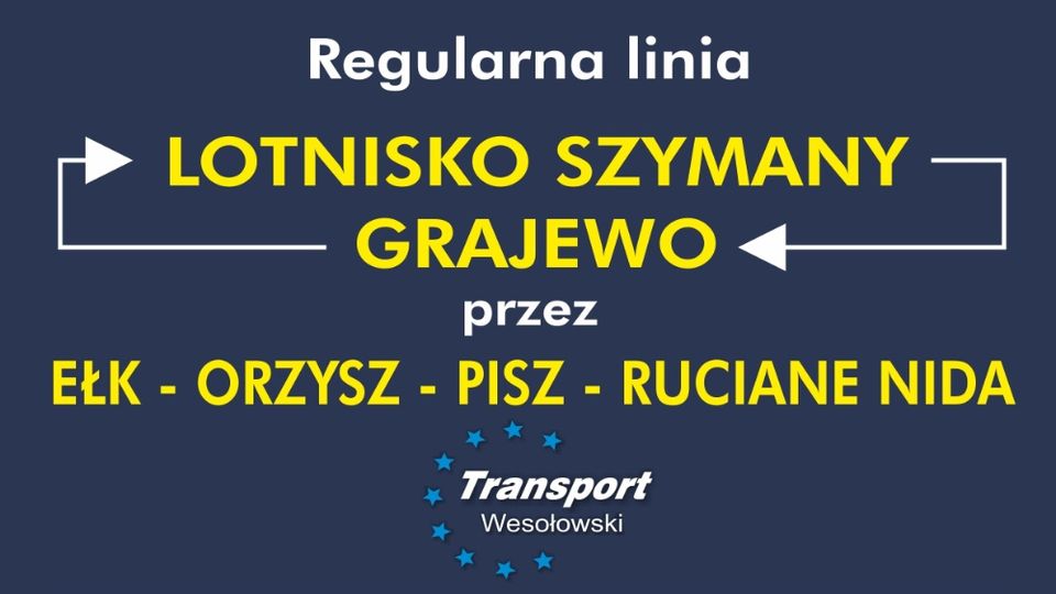 Grajewo Przewozy na Lotniska; Szymany, Okęcie, Modlin