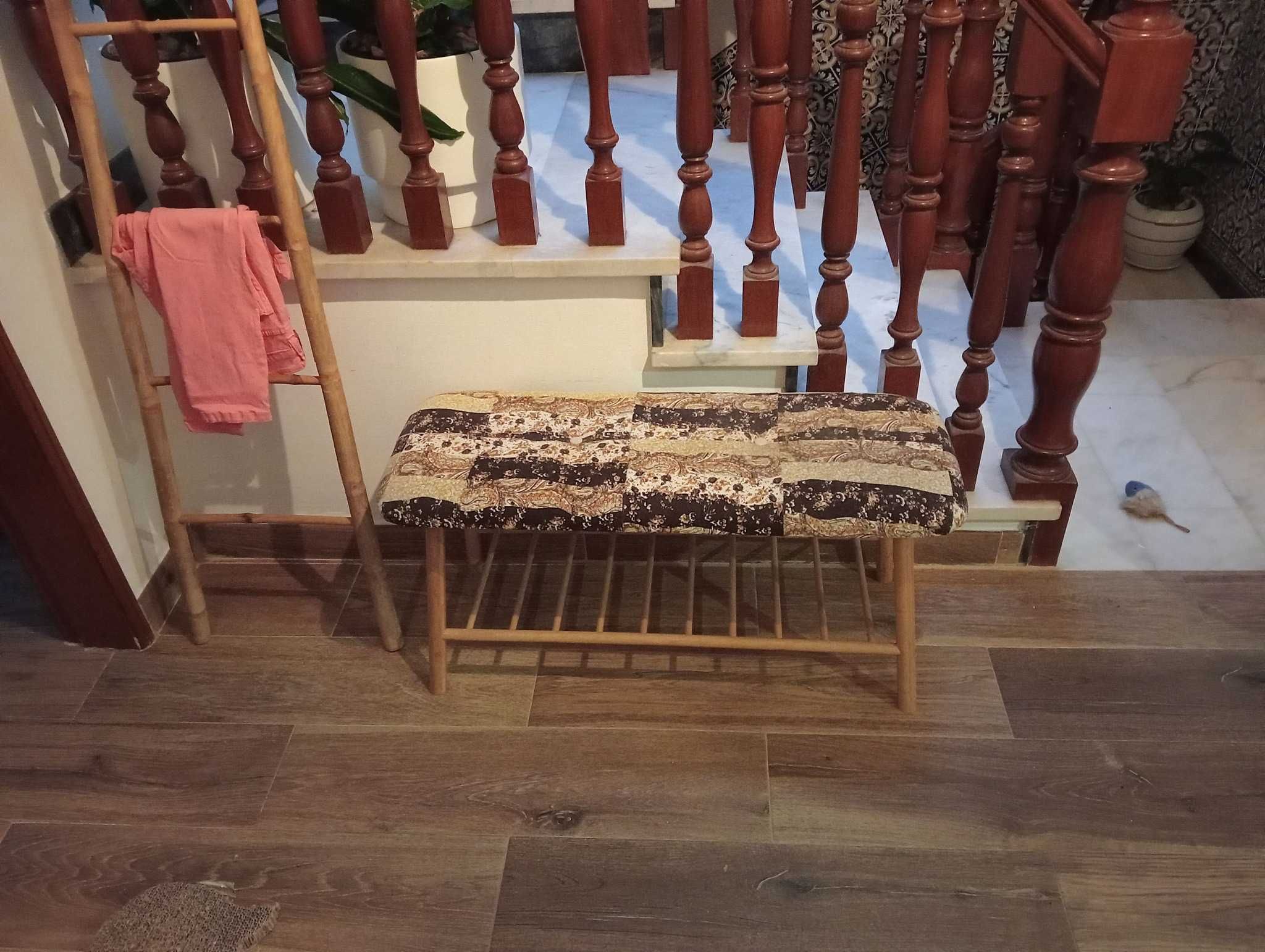 Banco para entrada ou quarto em bambu