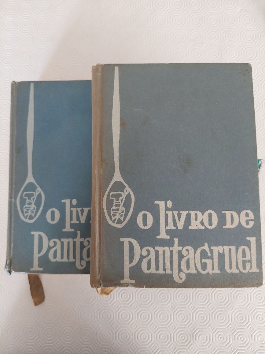 Volumes 1 e 2 de O livro de PANTAGRUEL.
