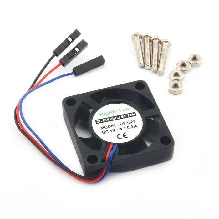 Obudowa HighPi Pro Raspberry Pi 4B dla IQAudio DAC+ plus wentylator 5V