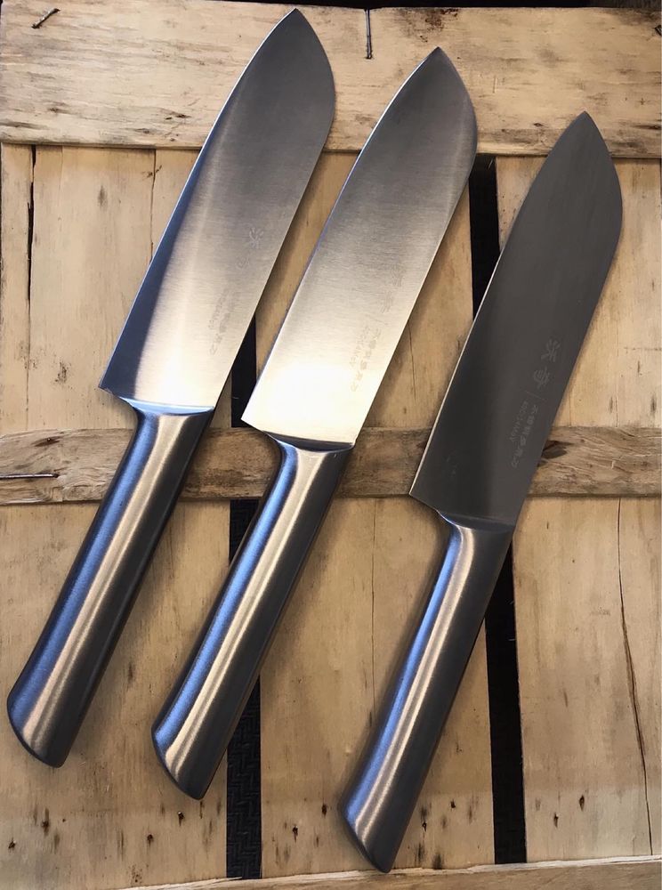 Нож Santoku кухонный для кухни универсальный литой