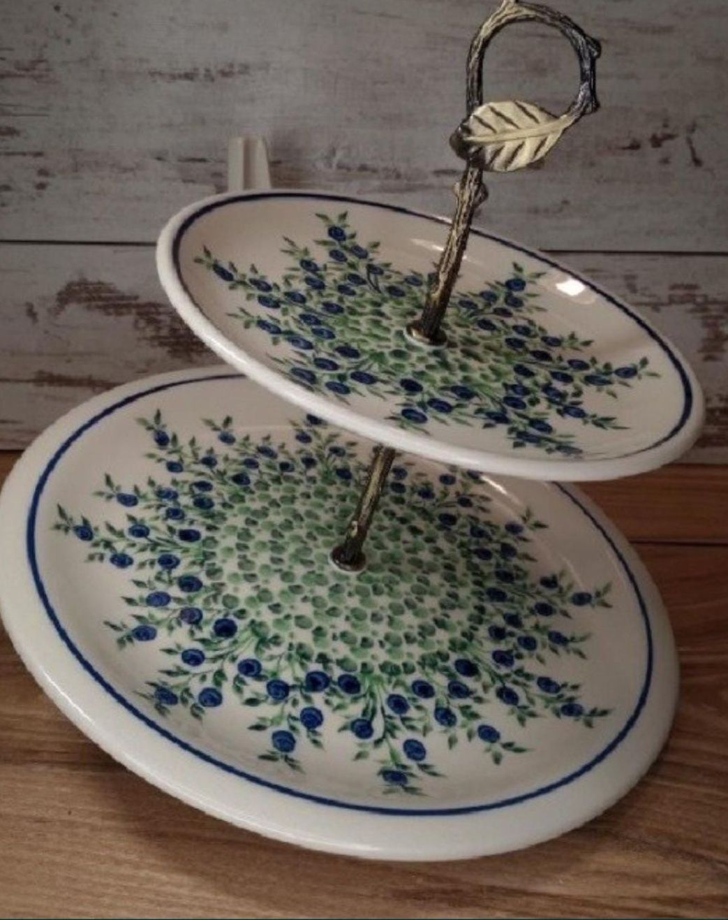 Patera ceramiczna Bolesławiec 2 w 1 27,5 cm ceramika Z.C. Bolesławiec