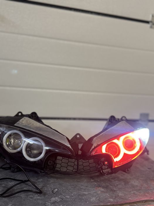 YAMAHA RGB R6 reflektor przedni lampa przednia drl led cotton