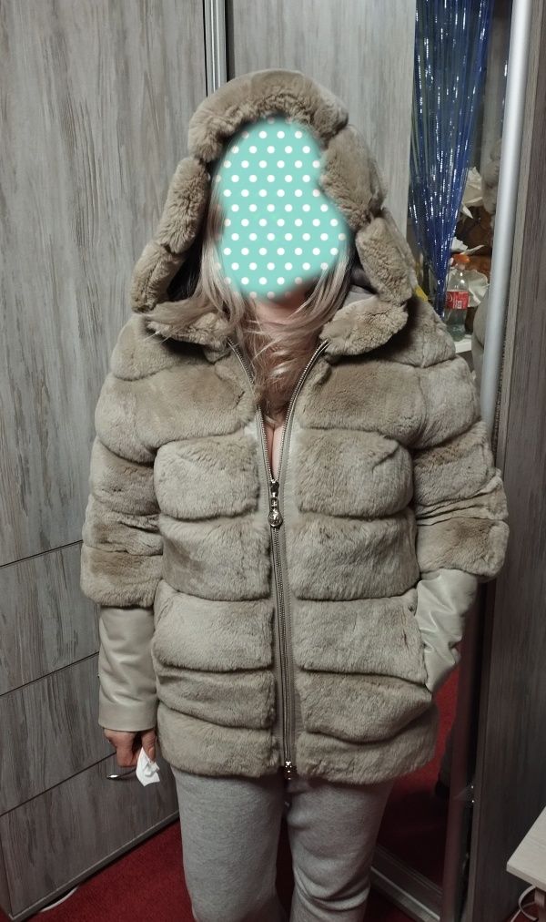 Продам шубку стриженый енотик