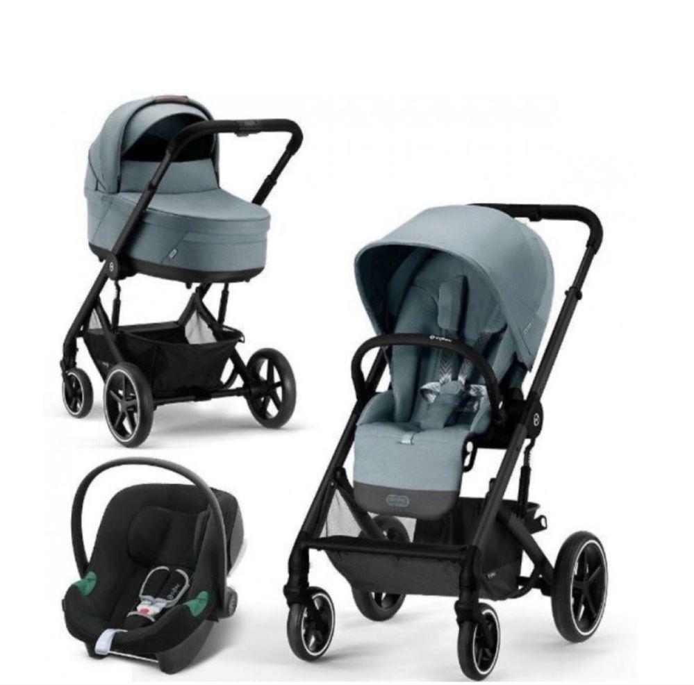 Коляска Cybex Balios S Lux Aton B2 i-Size 3 в 1 Sky Blue