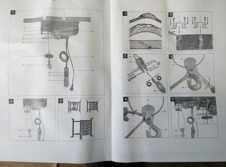 Тельфер электрический (подъемник) KRAISSMANN SH 600/1200