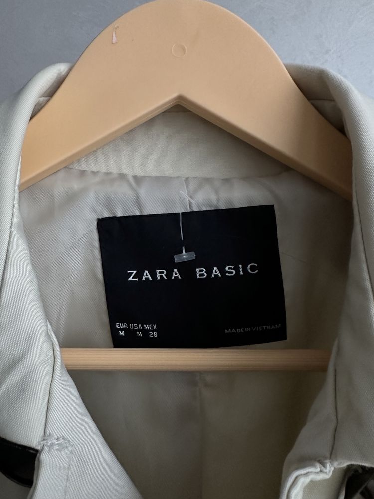 Тренч Zara basic