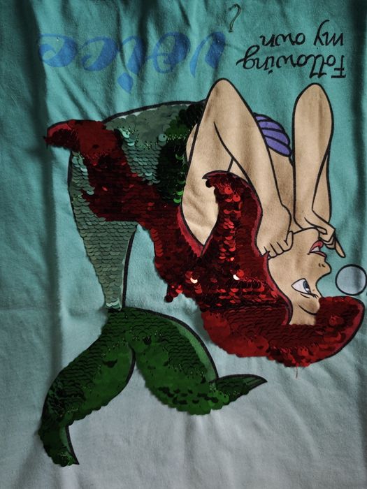 Bluzka koszulka krótki rękaw T-shirt Arielka Sinsay