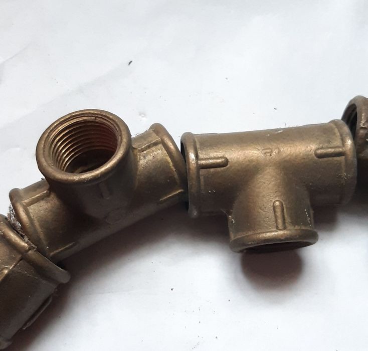 Угол тройник латунный  1/2"х1/2" ВВ