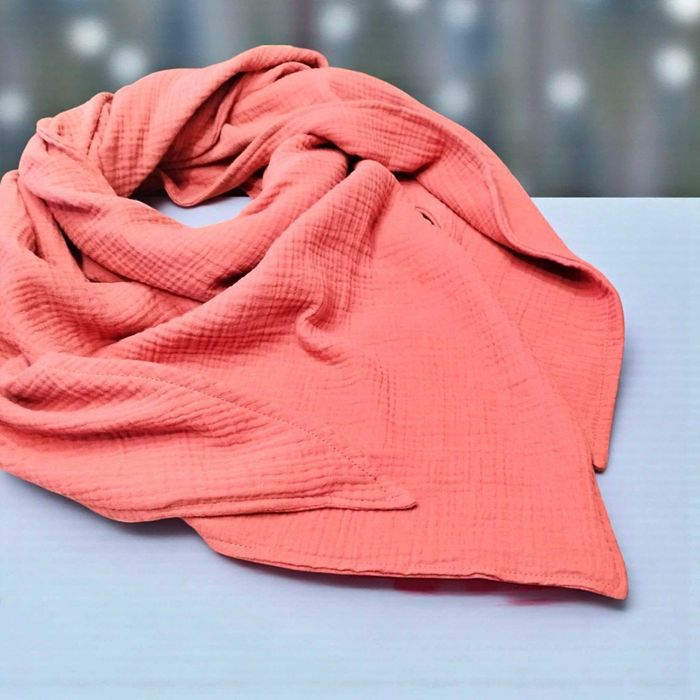 Nowa podwójna muślinowa chusta XXL