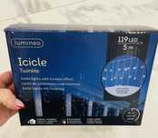 Kurtyna świetlna Lumineo sople 101 - 200 lampek