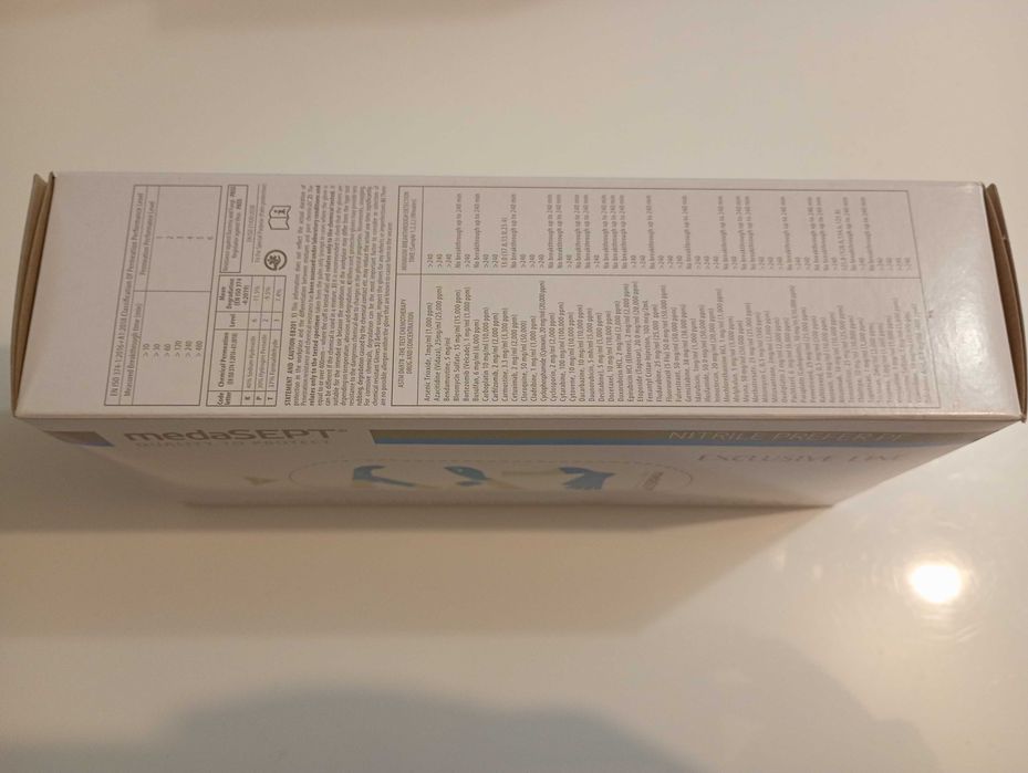 Rękawiczki nitrylowe XL nowe 3 x 100szt