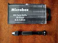 Дрель мікро свердла 0,3 - 1,6 мм для радіотехніки та моделювання і ін.