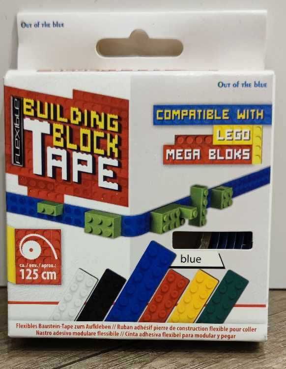 Taśma do klocków kompatybilna z LEGO, MEGA BLOKS - zielona