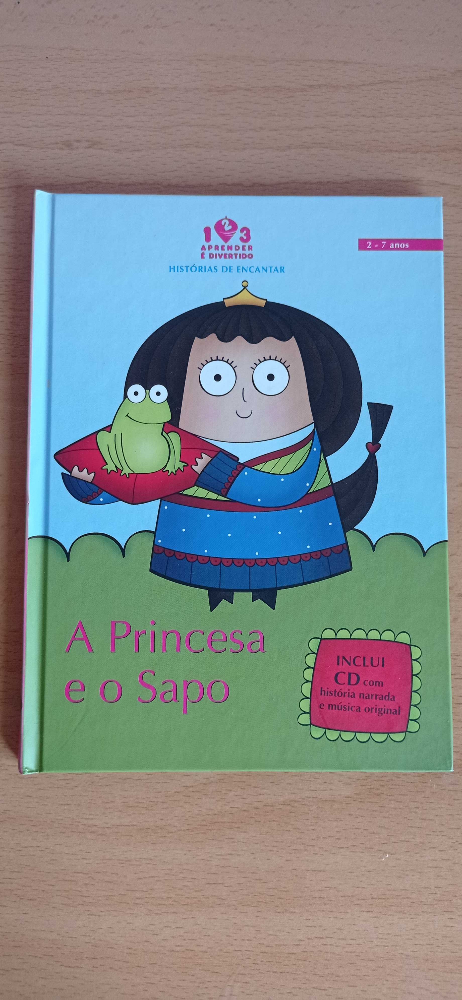 Livro A princesa e o sapo