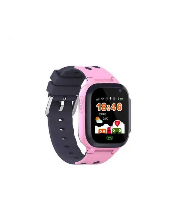 Дитячий смарт годинник Q16 smart baby watch pink з сім картою укр мова