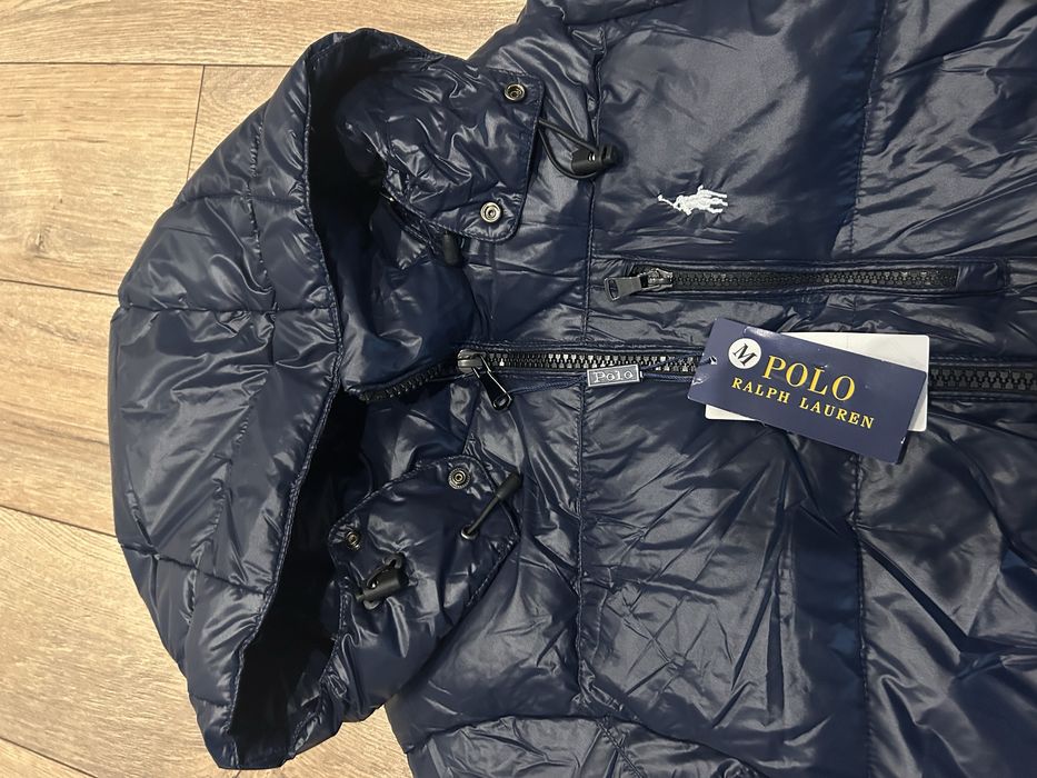 granatowa kurtka ralph lauren