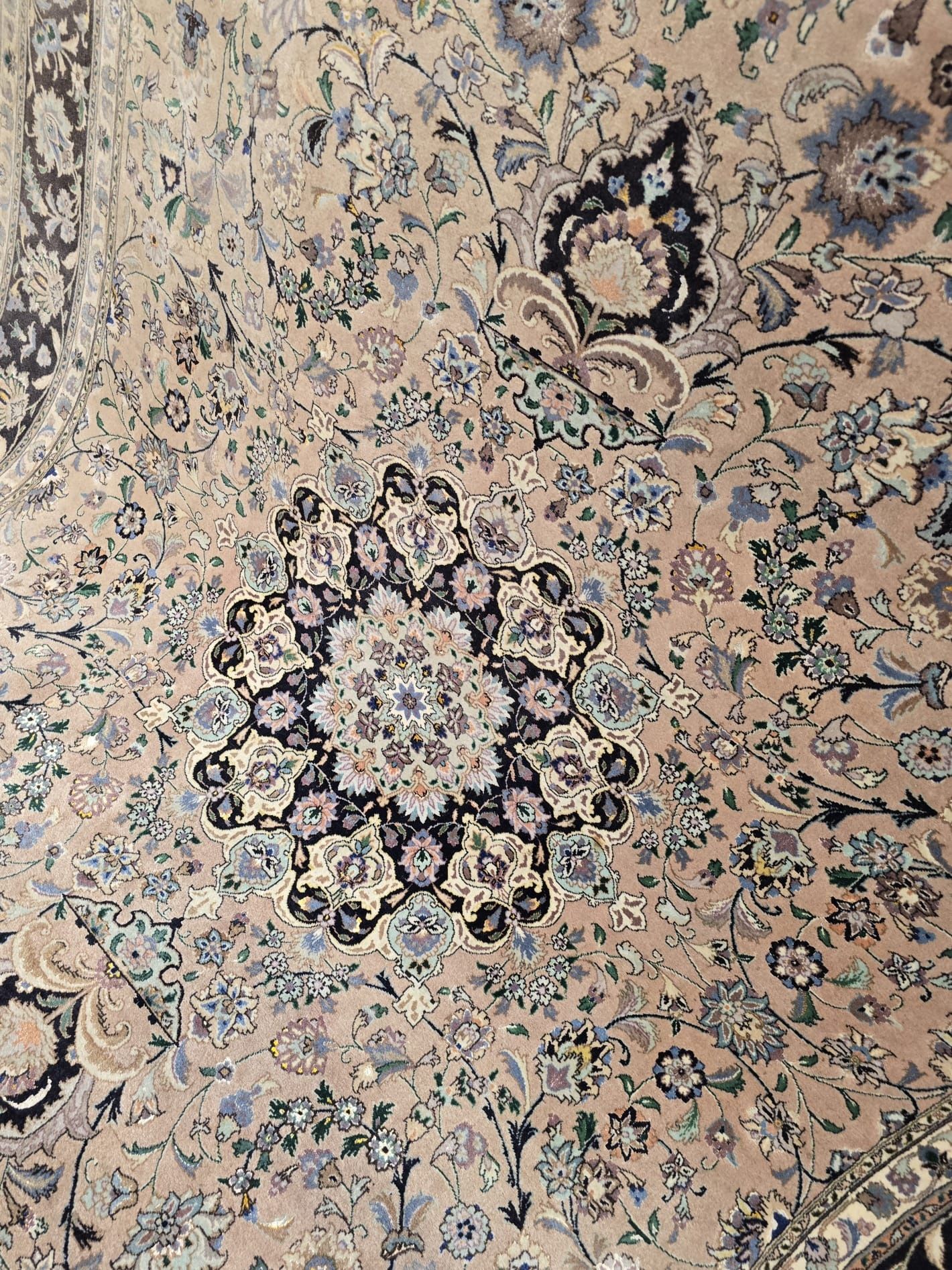Tabriz Mahi Patina - Pałacowe perskie rękodzieło z Iranu  325 x 205