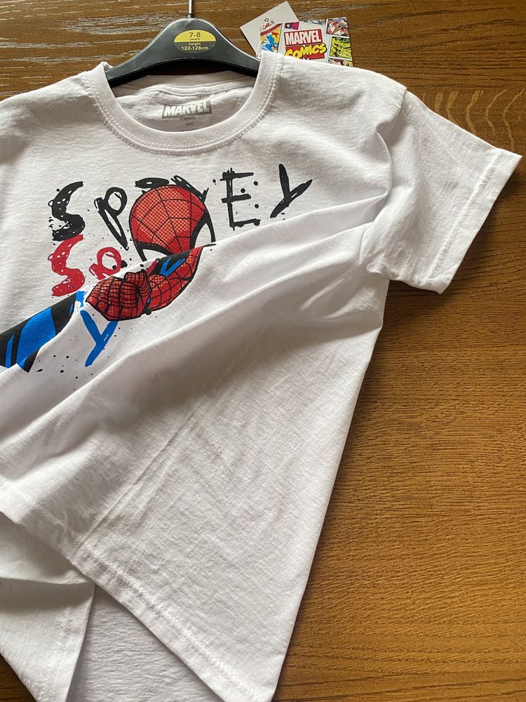 T- shirt 128 cm Koszulka Bluzka Spider-Man Disney George 7-8 lat