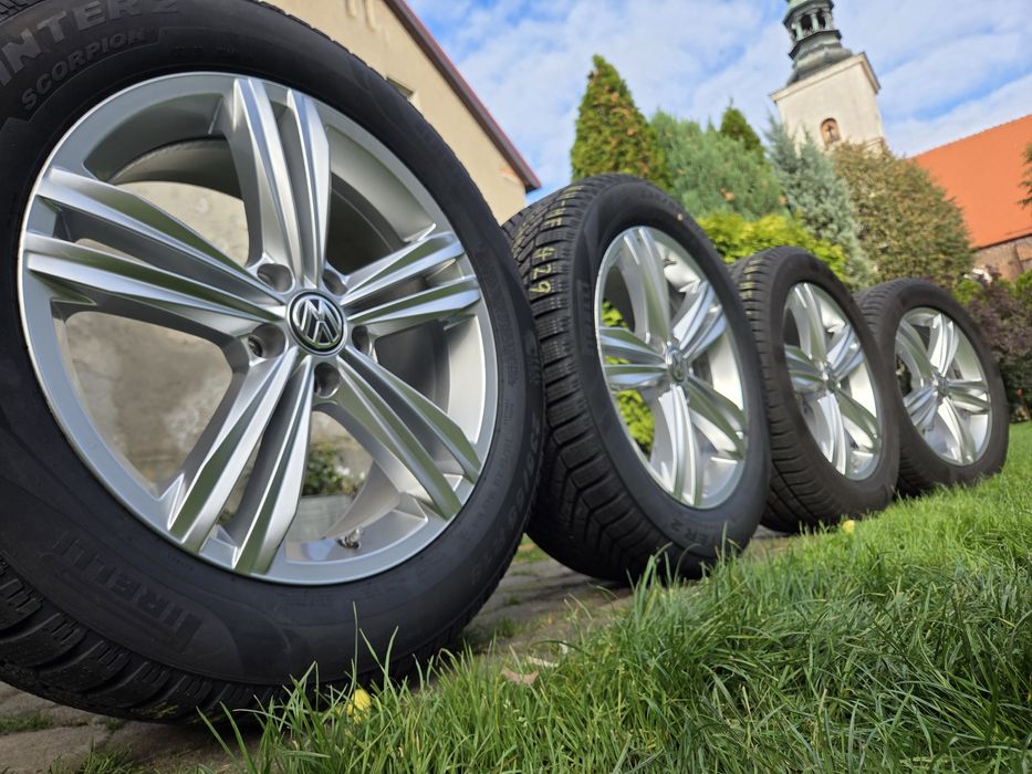 Alufelgi VW Sebring 18 5x112 et 43 7j opony zimowe 235/55 r18