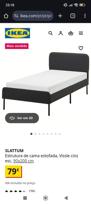 Cama de solteiro/criança
