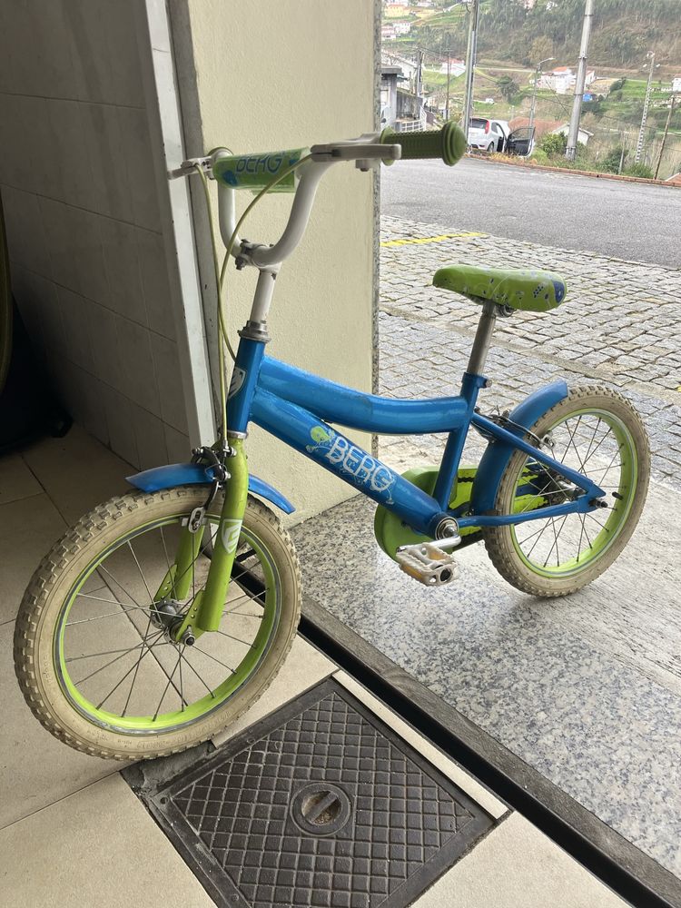 Bicicleta azul/verde