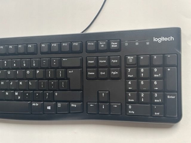 klawiatura logitech mk120 przewodowa polskie naklejki qwerty