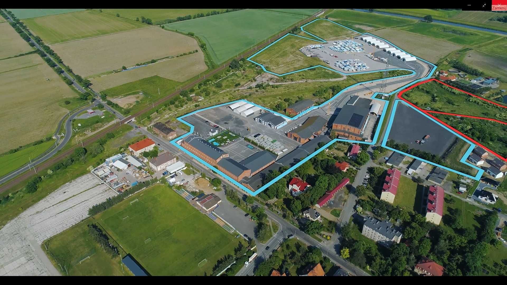 ZAKŁAD PRODUKCYJNY, Kompleks hal, PLAC Manewrowy