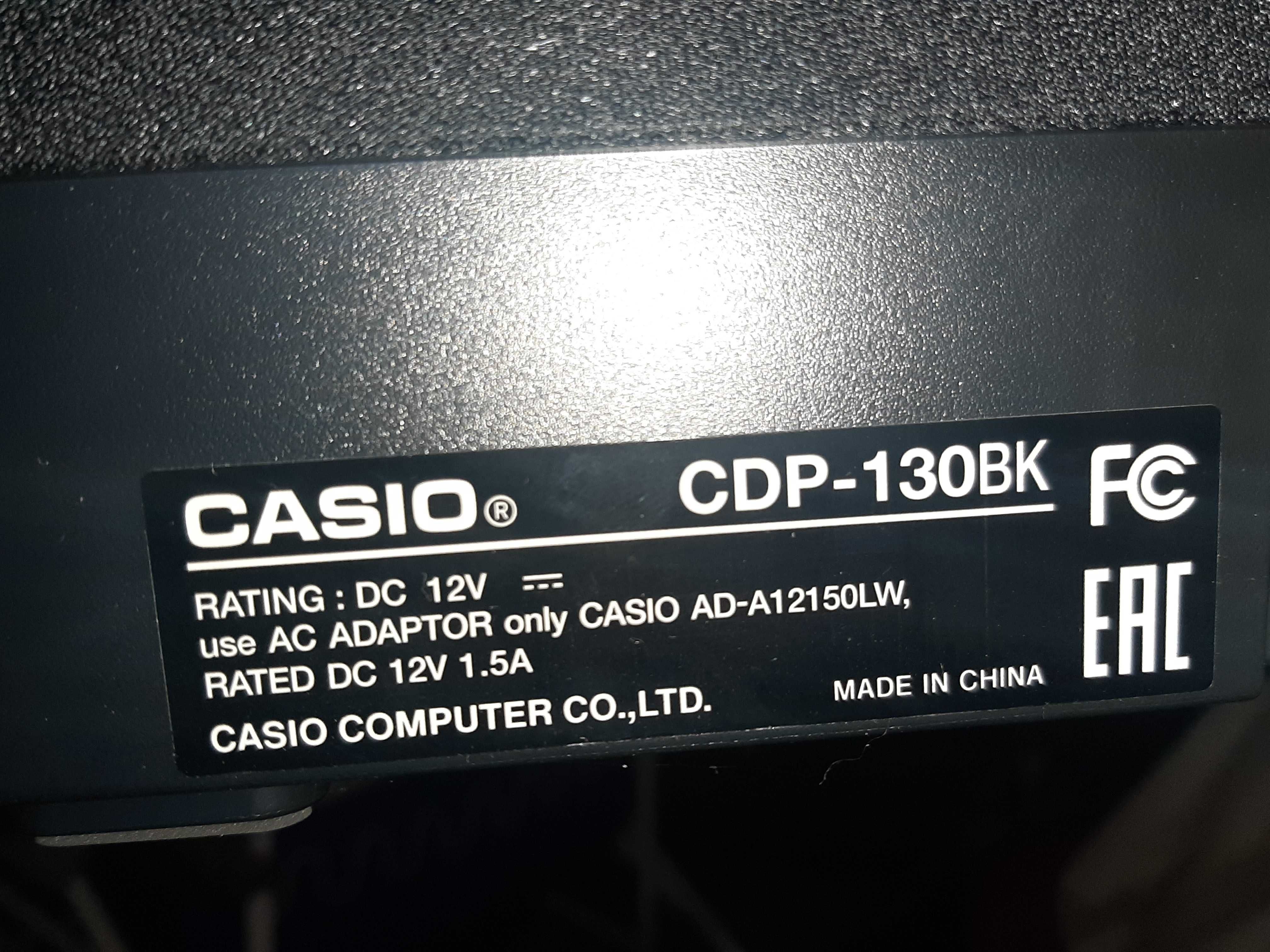 piano digital casio CDP 130BK