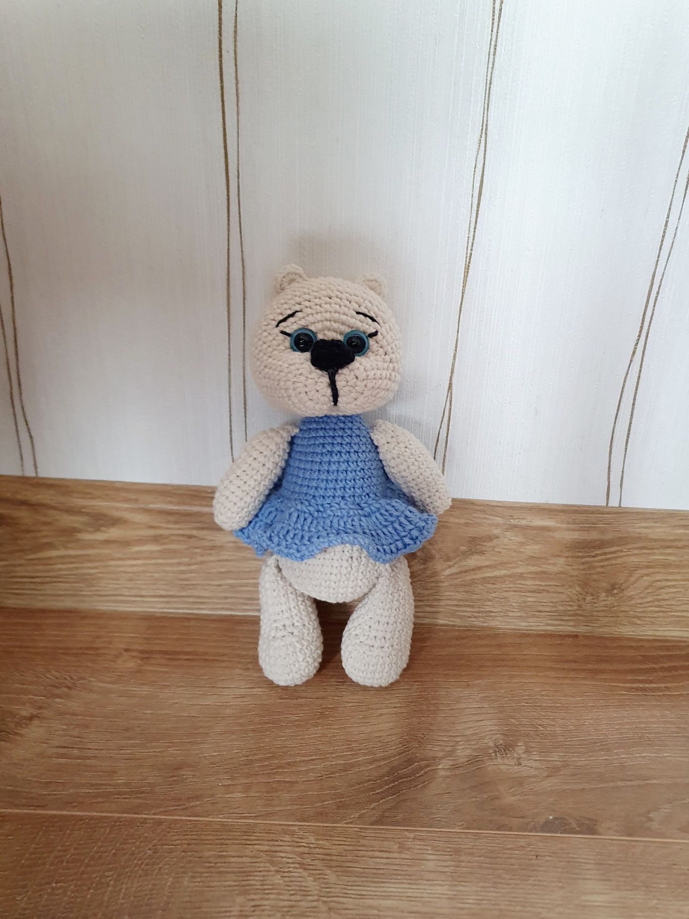 Miś ręcznie robiony na szydełku handmade
