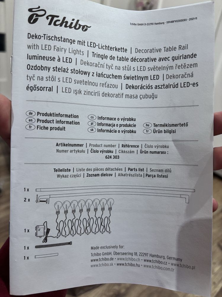 Girlanda statyw żarówki światła baterie sesja zdjęciowa