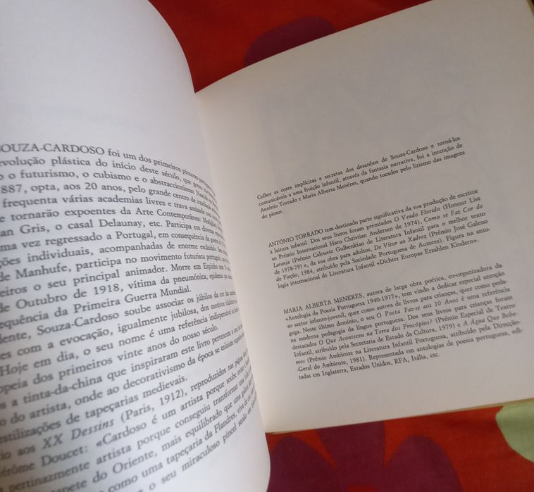 Livro com pinturas de Amadeo Souza Cardoso