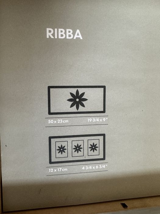 Ramki na zdjęcia 50x23cm 2szt metalowa IKEA Ribba -Warszawa