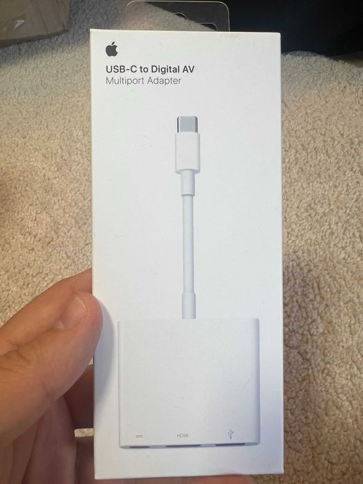 Багатопортовий Apple AV-адаптер/перехідник USB-C - Новий в упаковці