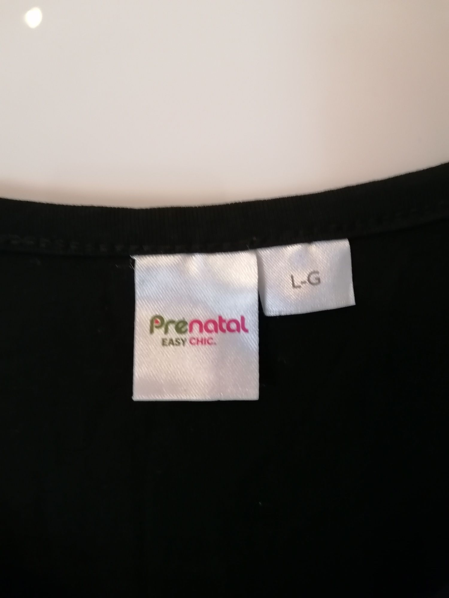 Vestido comprido prémamã com abertura - Prénatal tamanho L/G