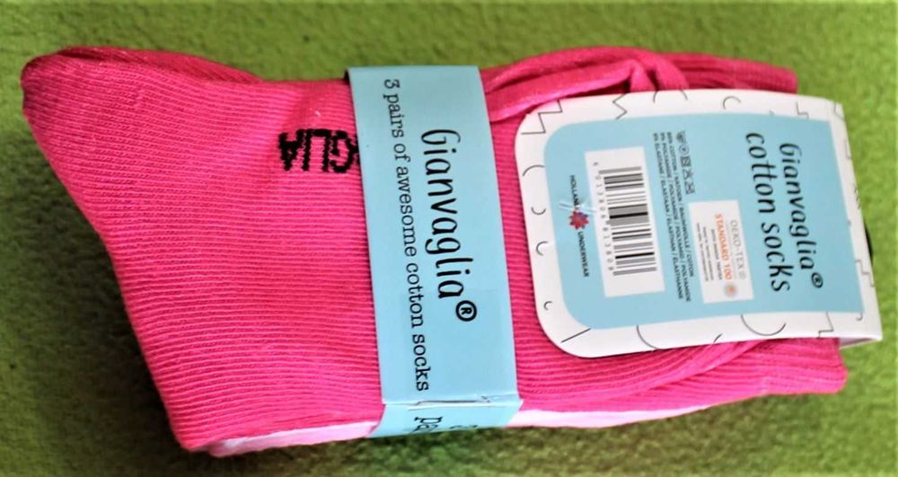 Gianvaglia Bawełniane dziewczęce skarpety r. 27-30