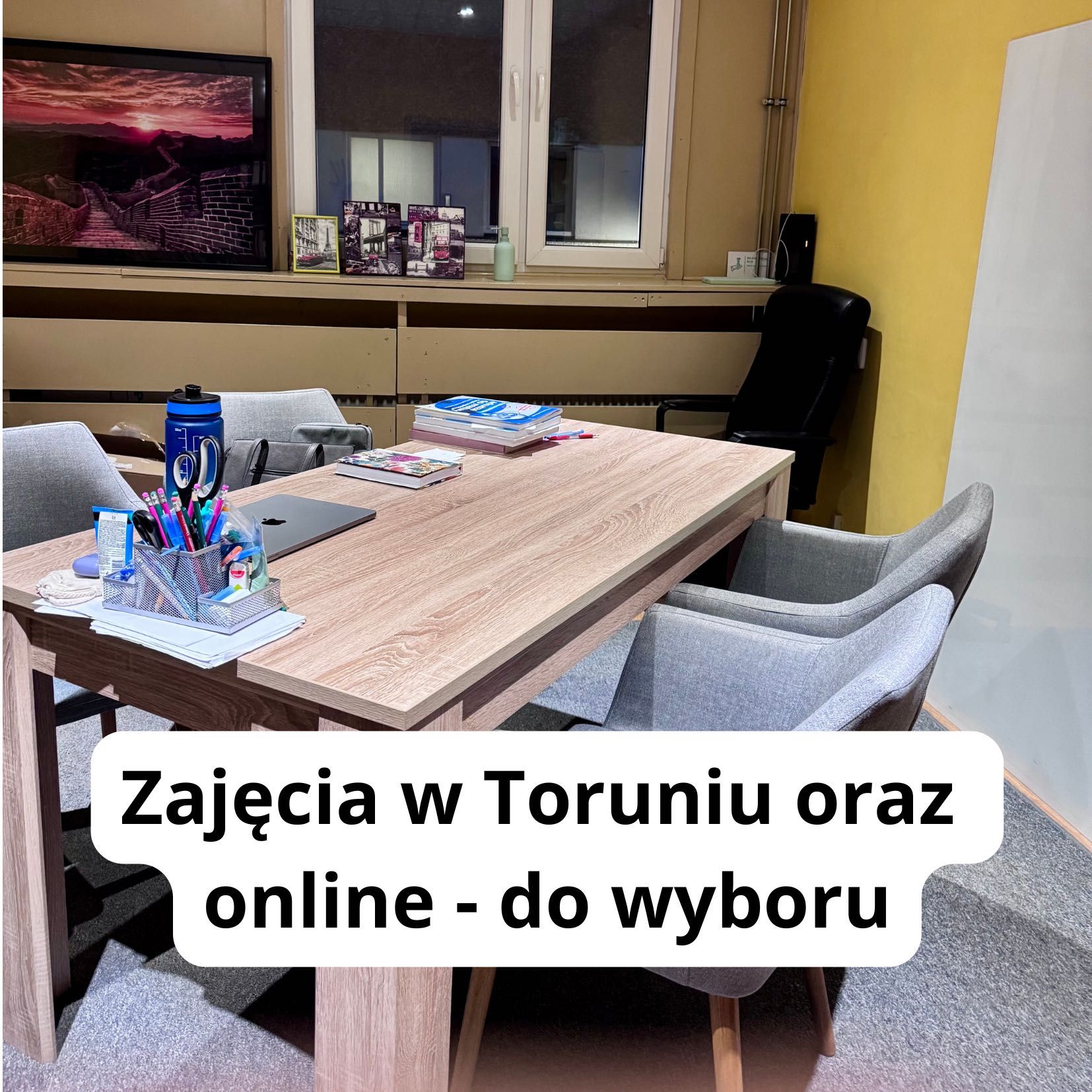 Angielski: konwersacje, korepetycje, matura, E8 (online i Toruń)