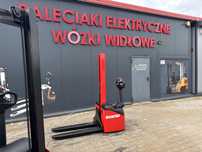 Paleciak elektryczny Loc Manitou 1000 kg 160 cm mały zwrotny paleciak
