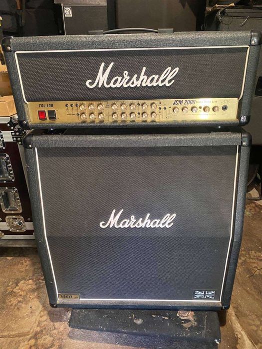 Ламповый усилитель Marshall JCM 2000 TSL100+кабинет Marshall 1960A