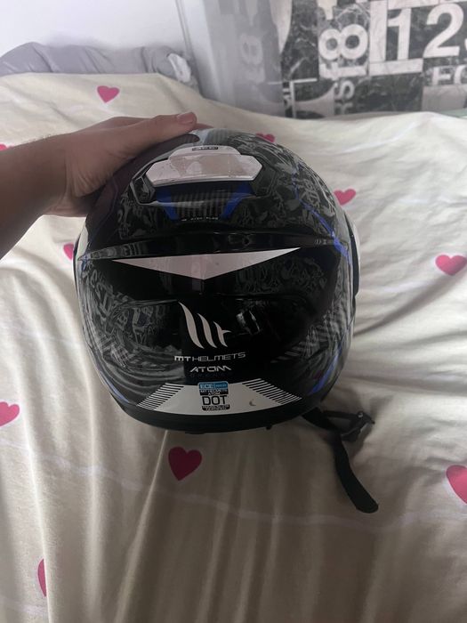 Шолом MT atom sv opened b7 gloss pearl blue xl