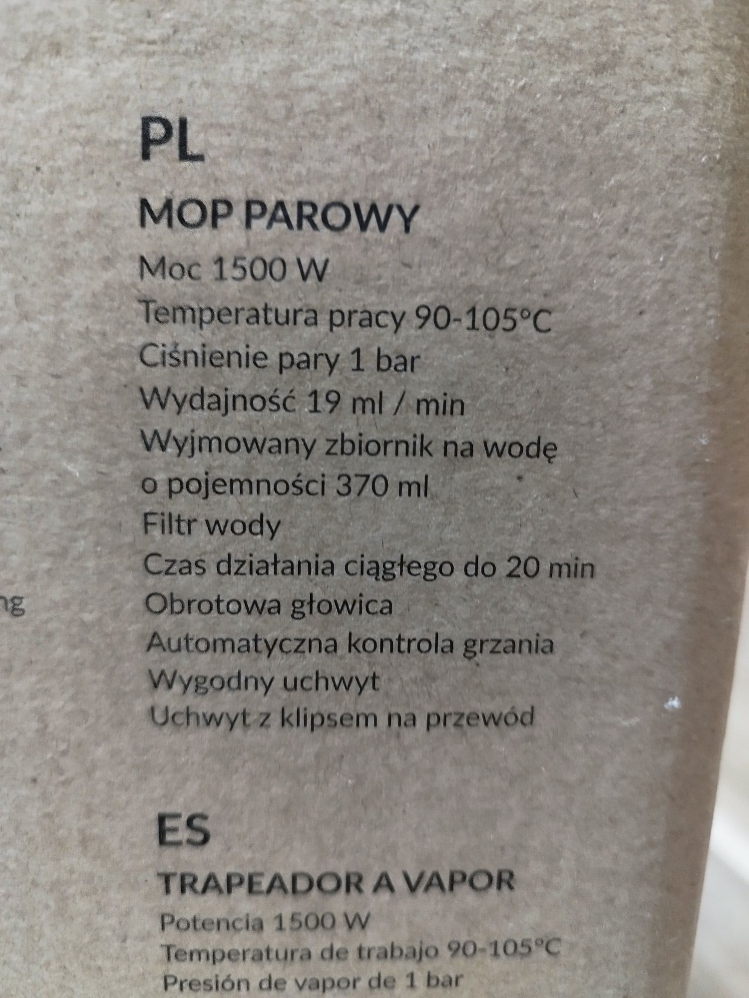 Mop parowy zeegms