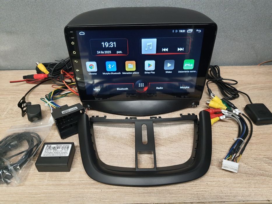 Radio samochodowe Android 2/32gb Peugeot 207 Kamera Bluetooth Mapy