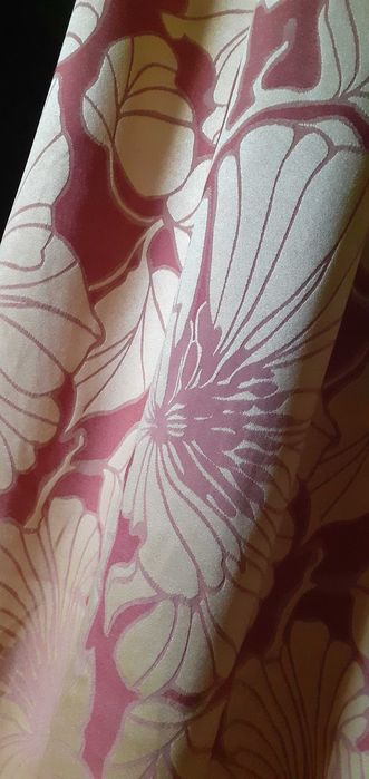 Komplet zasłony na podszewce, obrus i poszewka stylowe eleganckie